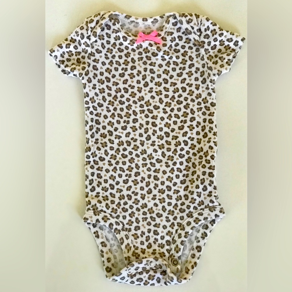 Carter’s Child Of Mine Girls’ Wildcat One-Piece - Size 0 To 3 Months